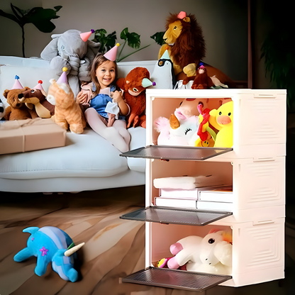 Sklopiva kutija za odlaganje sa poklopcem - za organizaciju obuće, igračaka i sličnog