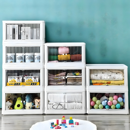 Sklopiva kutija za odlaganje sa poklopcem - za organizaciju obuće, igračaka i sličnog