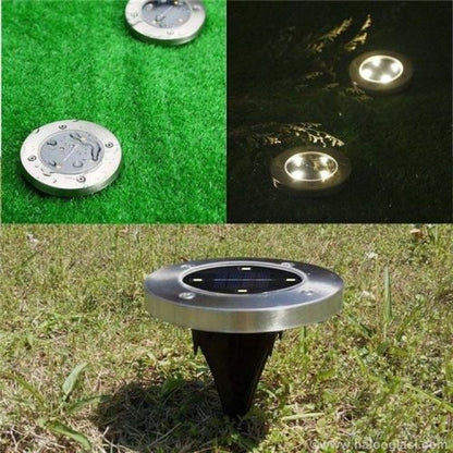 LED solarni diskovi za dvorište – Set od 4 komada
