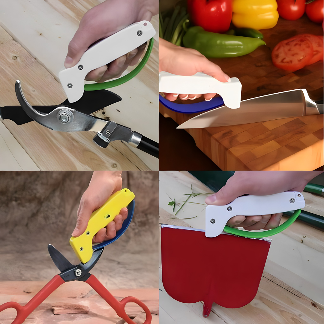 Višenamenski oštrač za baštenske alate i noževe