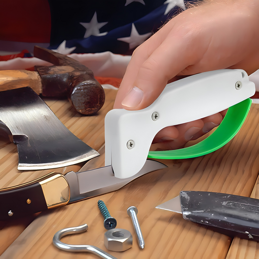 Višenamenski oštrač za baštenske alate i noževe