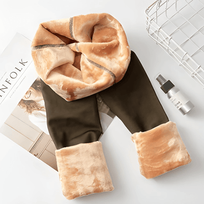 Vunene termo Hulahopke - boja noge